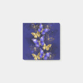 Compositie met Sapphire Butterflies Post-it® Notes (Voorkant)