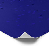 Compositie met Sapphire Butterflies Poster (Hoek)