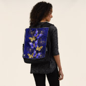 Compositie met Sapphire Butterflies Rugtassen (Gedragen)