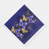 Compositie met Sapphire Butterflies Servet (Hoek)