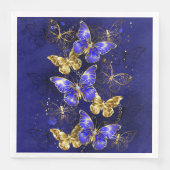 Compositie met Sapphire Butterflies Servet (Voorkant)