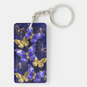 Compositie met Sapphire Butterflies Sleutelhanger (achterkant)
