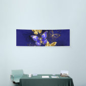 Compositie met Sapphire Butterflies Spandoek (Beurs)