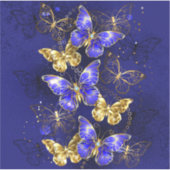 Compositie met Sapphire Butterflies Sticker (Voorkant)