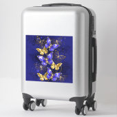 Compositie met Sapphire Butterflies Sticker (Koffer)