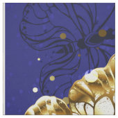 Compositie met Sapphire Butterflies Stof (Swatch)