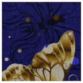 Compositie met Sapphire Butterflies Stof (Swatch)