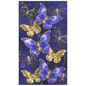 Compositie met Sapphire Butterflies Tafelkleed (Voorkant)