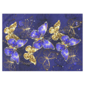 Compositie met Sapphire Butterflies Tafelkleed (Voorkant (Horizontaal))