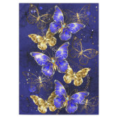 Compositie met Sapphire Butterflies Tafelkleed (Voorkant)