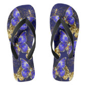 Compositie met Sapphire Butterflies Teenslippers (Voetbed)