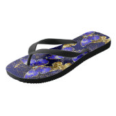 Compositie met Sapphire Butterflies Teenslippers (Schuin)