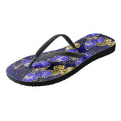Compositie met Sapphire Butterflies Teenslippers (Schuin)