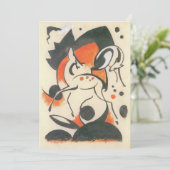 Compositie met Twee Herten door Franz Marc (Staand voorkant)