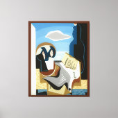 Compositie met vogel canvas afdruk (Voorkant)