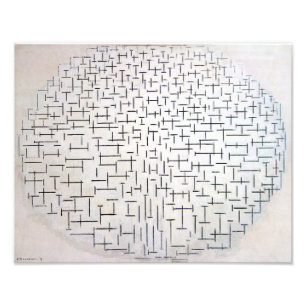 Compositie No. 10, Pier en Oceaan   Mondriaan   Foto Afdruk
