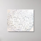 Compositie No. 10, Pier en Oceaan | Mondrian | Canvas Afdruk (Voorkant)
