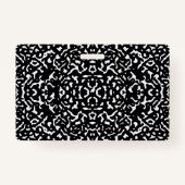 Compositie Notitieboek Classroom Hall Pass Zwart Badge (Achterkant)