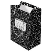 Compositie Notitieboek geschenkzak Medium Cadeauzakje (Voorkant Gekanteld)