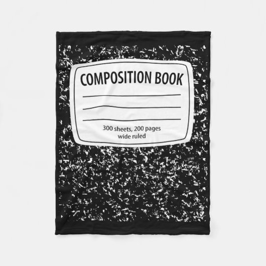 Compositie Notitieboek Kostuum - Matching Group Ha Fleece Deken (Voorkant)