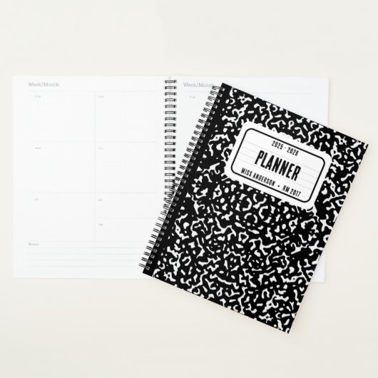 Compositie Notitieboek Student School Teacher Blac (Display)