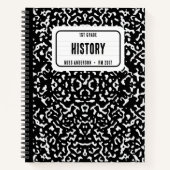 Compositie Notitieboek Student School Teacher Blac (Voorkant)