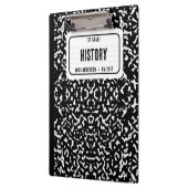 Compositie Notitieboek Student School Teacher Blac Klembord (Links)