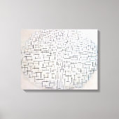 Compositie nr. 10, Pier en Oceaan | Mondriaan | Canvas Afdruk (Voorkant)