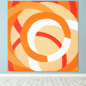 Compositie nr. 43 Square Canvas Print (Insitu (Houten vloer))