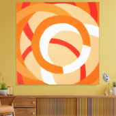 Compositie nr. 43 Square Canvas Print (Insitu (Woonkamer))