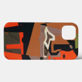 Compositie (olieverf op doek) Case-Mate iPhone case (Achterkant (horizontaal))