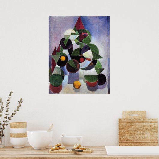Compositie van Theo van Doesburg Poster (Keuken)