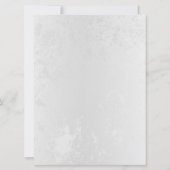 Compositie van witte en blauwe vlinders aankondiging (Achterkant)