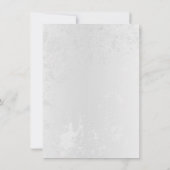 Compositie van witte en blauwe vlinders aankondiging (Achterkant)