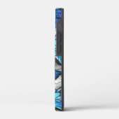 Compositie van witte en blauwe vlinders Case-Mate iPhone case (Achterkant / Links)