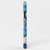 Compositie van witte en blauwe vlinders Case-Mate iPhone case (Achterkant/rechts)