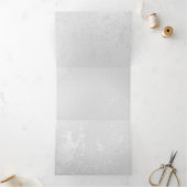 Compositie van witte en blauwe vlinders drieluik kaart (Binnen)