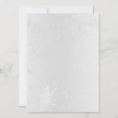 Compositie van witte en blauwe vlinders kaart (Achterkant)