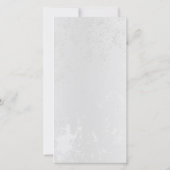 Compositie van witte en blauwe vlinders kaart (Achterkant)