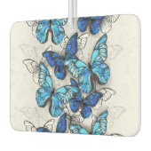 Compositie van witte en blauwe vlinders luchtverfrisser (Links)