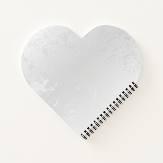 Compositie van witte en blauwe vlinders notitieboek (Achterkant)