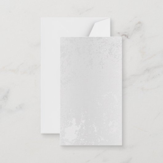 Compositie van witte en blauwe vlinders notitiekaartje (Achterkant)