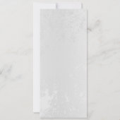 Compositie van witte en blauwe vlinders save the date (Achterkant)