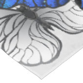 Compositie van witte en blauwe vlinders tafelkleed (Gekanteld)