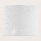 Compositie van witte en blauwe vlinders visitekaartje (Binnenkant ongevouwen)