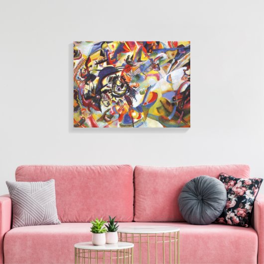 Compositie VII Wassily Kandinsky Canvas Afdruk (Insitu (Woonkamer))