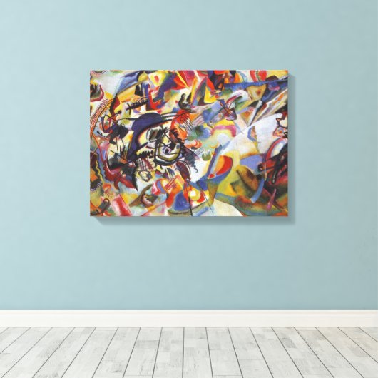 Compositie VII Wassily Kandinsky Canvas Afdruk (Insitu (Houten vloer))