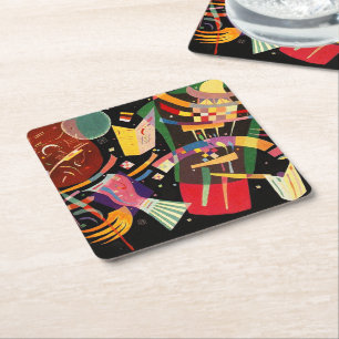 Compositie X Biomorfe Abstractie - Kandinsky Kartonnen Onderzetters