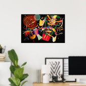 Compositie X Biomorfe Abstractie - Kandinsky Poster (Thuiskantoor)