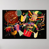 Compositie X Biomorfe Abstractie - Kandinsky Poster (Voorkant)